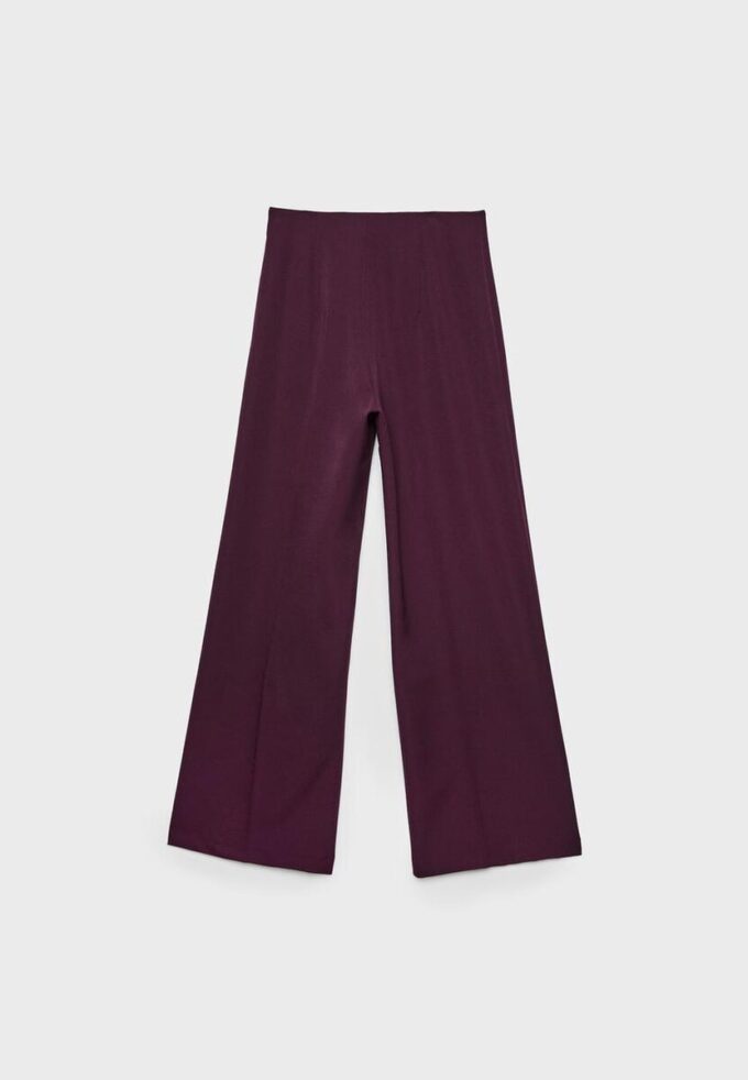 Pantalones elegantes de corte holgado Pantalones elegantes de corte holgado