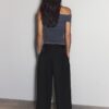 Pantalones elegantes de corte recto con pinzas