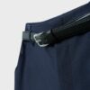 Pantalones elegantes de corte recto y vuelo con cinturón Pantalones elegantes de corte recto y vuelo con cinturón