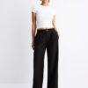 Pantalones elegantes de pierna recta Pantalones elegantes de pierna recta