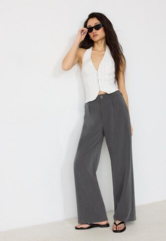 Pantalones elegantes de pierna recta