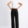 Pantalones elegantes de pierna recta Pantalones elegantes de pierna recta