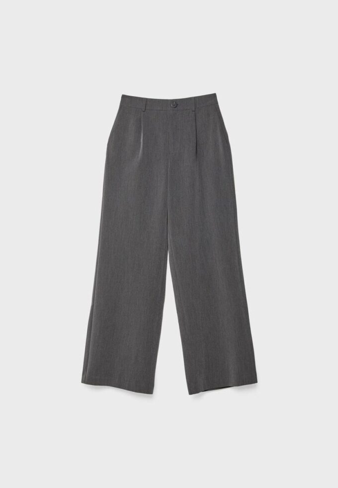 Pantalones elegantes de pierna recta Pantalones elegantes de pierna recta