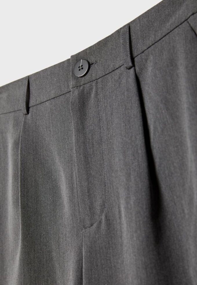 Pantalones elegantes de pierna recta Pantalones elegantes de pierna recta
