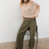 Pantalones envolventes fluidos