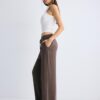 Pantalones fluidos con efecto lino Pantalones fluidos con efecto lino