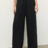 Pantalones fluidos con efecto lino Pantalones fluidos con efecto lino