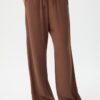 Pantalones fluidos con efecto lino Pantalones fluidos con efecto lino