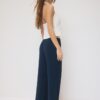 Pantalones fluidos con efecto lino Pantalones fluidos con efecto lino