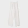 Pantalones fluidos con efecto lino Pantalones fluidos con efecto lino