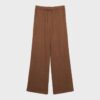 Pantalones fluidos con efecto lino Pantalones fluidos con efecto lino