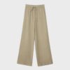 Pantalones fluidos con efecto lino Pantalones fluidos con efecto lino