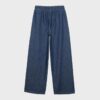 Pantalones holgados de mezclilla con cordón Pantalones holgados de mezclilla con cordón