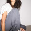 Pantalones jogger con bajo abullonado Pantalones jogger con bajo abullonado