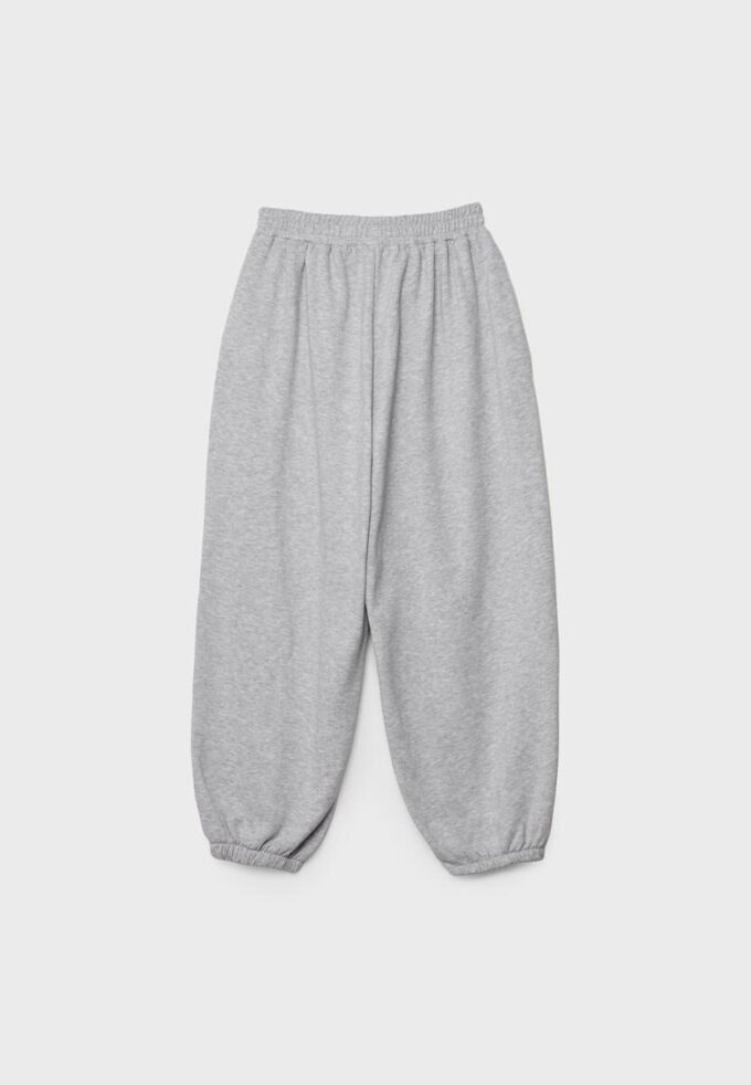 Pantalones jogger con bajo abullonado Pantalones jogger con bajo abullonado