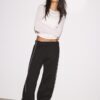 Pantalones jogger con ribete Pantalones jogger con ribete