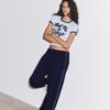 Pantalones jogger con ribete Pantalones jogger con ribete