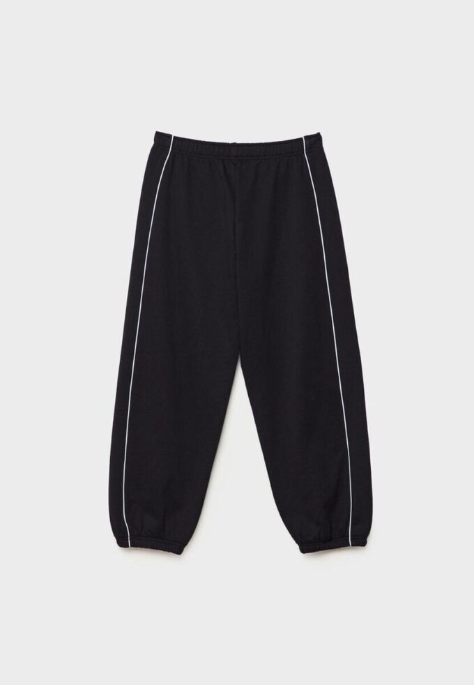 Pantalones jogger con ribete Pantalones jogger con ribete