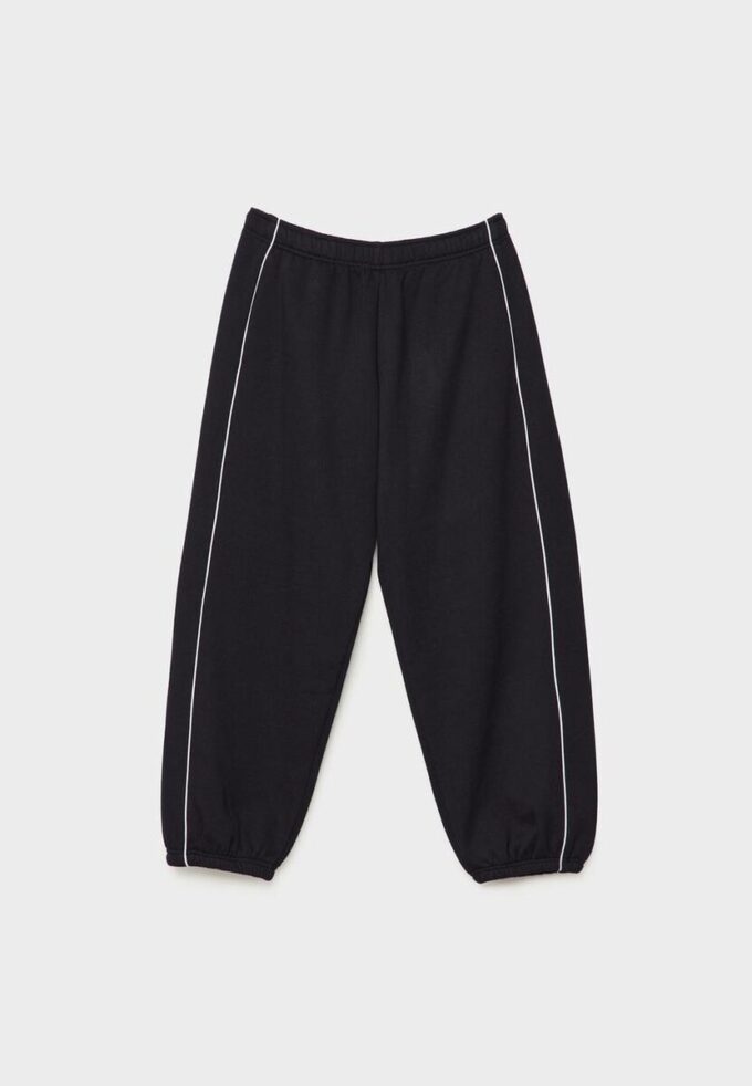 Pantalones jogger con ribete Pantalones jogger con ribete