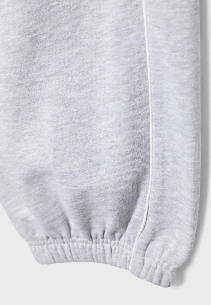 Pantalones jogger con ribete Pantalones jogger con ribete