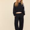 Pantalones jogger de felpa con lavado ácido y tacto suave Pantalones jogger de felpa con lavado ácido y tacto suave