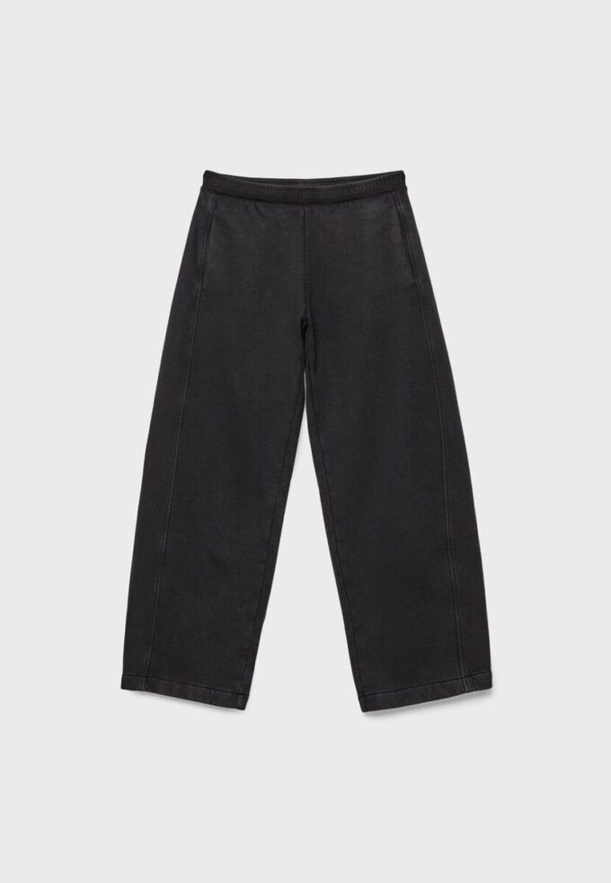 Pantalones jogger de felpa con lavado ácido y tacto suave Pantalones jogger de felpa con lavado ácido y tacto suave