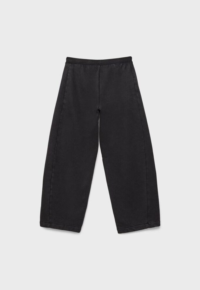 Pantalones jogger de felpa con lavado ácido y tacto suave Pantalones jogger de felpa con lavado ácido y tacto suave
