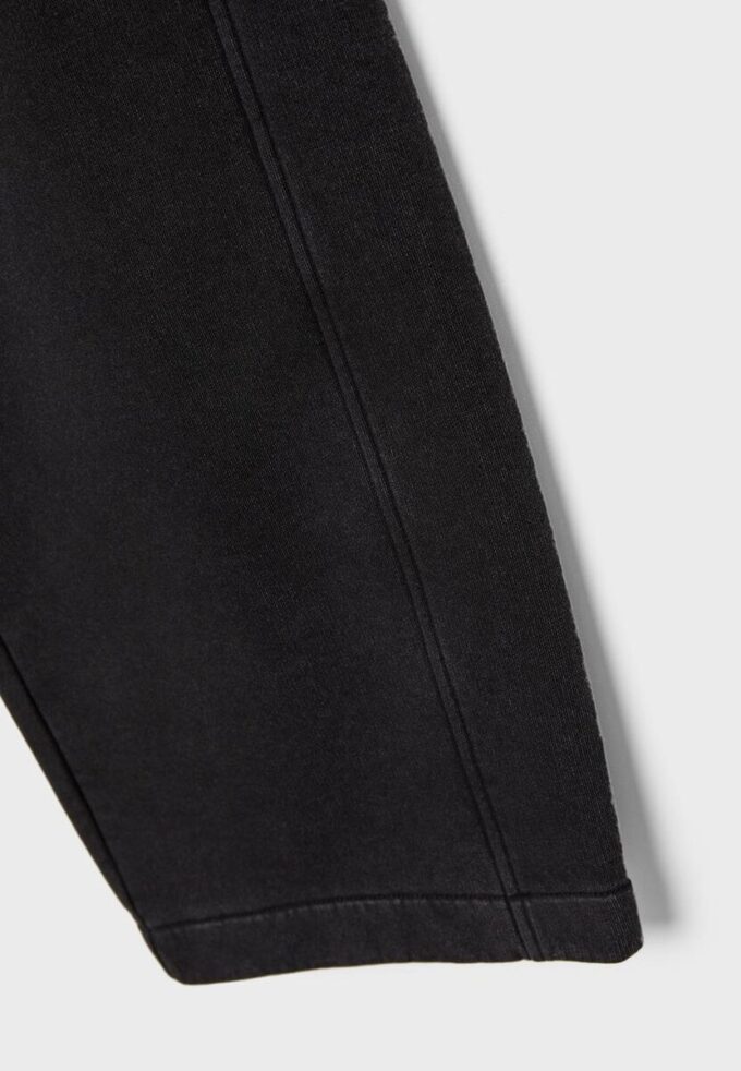 Pantalones jogger de felpa con lavado ácido y tacto suave Pantalones jogger de felpa con lavado ácido y tacto suave
