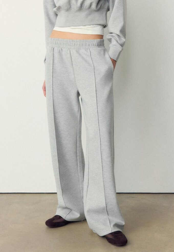 Pantalones jogger de interlock de tacto suave Pantalones jogger de interlock de tacto suave
