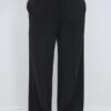 Pantalones jogger de pierna ancha y tacto suave con detalle de costura delantera Pantalones jogger de pierna ancha y tacto suave con detalle de costura delantera