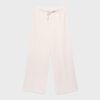 Pantalones jogger de pierna ancha y tacto suave con detalle de costura delantera Pantalones jogger de pierna ancha y tacto suave con detalle de costura delantera