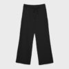Pantalones jogger de pierna ancha y tacto suave con detalle de costura delantera Pantalones jogger de pierna ancha y tacto suave con detalle de costura delantera