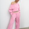 Pantalones jogger de pierna recta con efecto lavado Pantalones jogger de pierna recta con efecto lavado