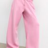 Pantalones jogger de pierna recta con efecto lavado Pantalones jogger de pierna recta con efecto lavado