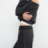 Pantalones jogger de pierna recta con efecto lavado Pantalones jogger de pierna recta con efecto lavado