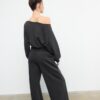 Pantalones jogger de pierna recta con efecto lavado Pantalones jogger de pierna recta con efecto lavado