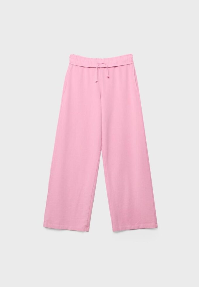 Pantalones jogger de pierna recta con efecto lavado Pantalones jogger de pierna recta con efecto lavado