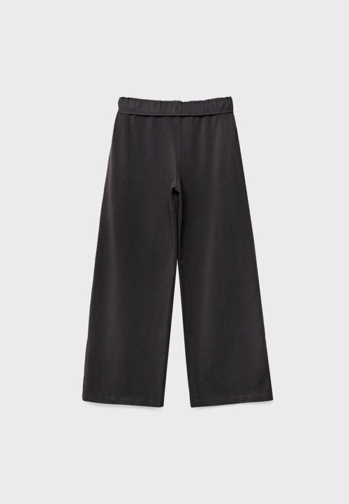 Pantalones jogger de pierna recta con efecto lavado Pantalones jogger de pierna recta con efecto lavado