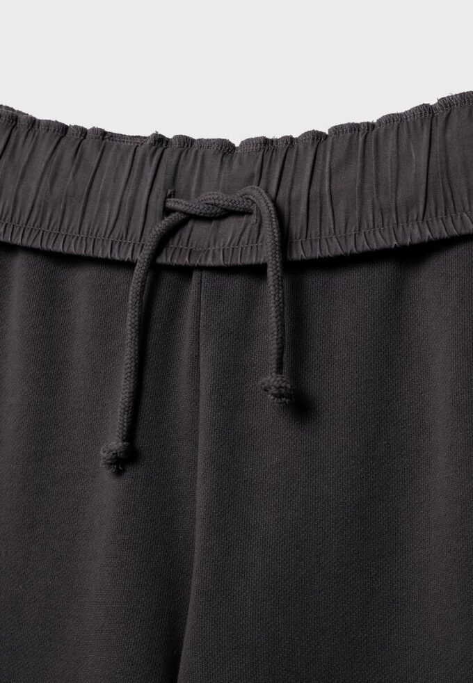 Pantalones jogger de pierna recta con efecto lavado Pantalones jogger de pierna recta con efecto lavado