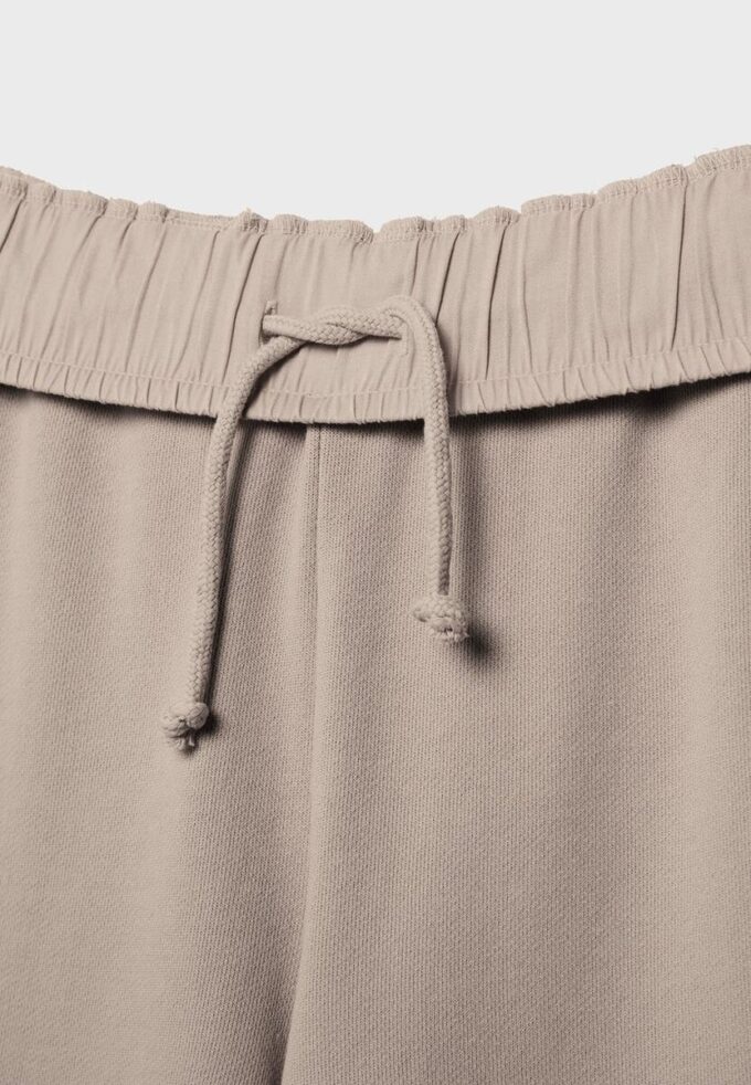 Pantalones jogger de pierna recta con efecto lavado Pantalones jogger de pierna recta con efecto lavado