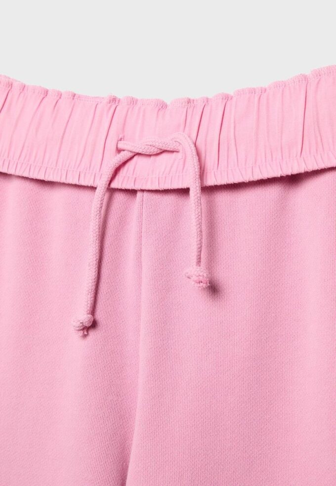 Pantalones jogger de pierna recta con efecto lavado Pantalones jogger de pierna recta con efecto lavado