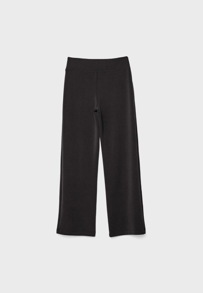 Pantalones jogger de pierna recta de tacto suave con detalle de pinzas Pantalones jogger de pierna recta de tacto suave con detalle de pinzas