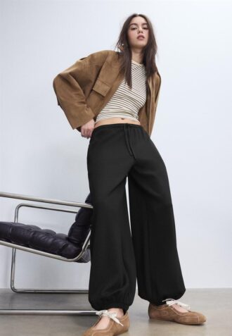 Pantalones jogger de tacto suave Balloon