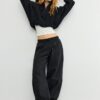 Pantalones jogger holgados de felpa Pantalones jogger holgados de felpa