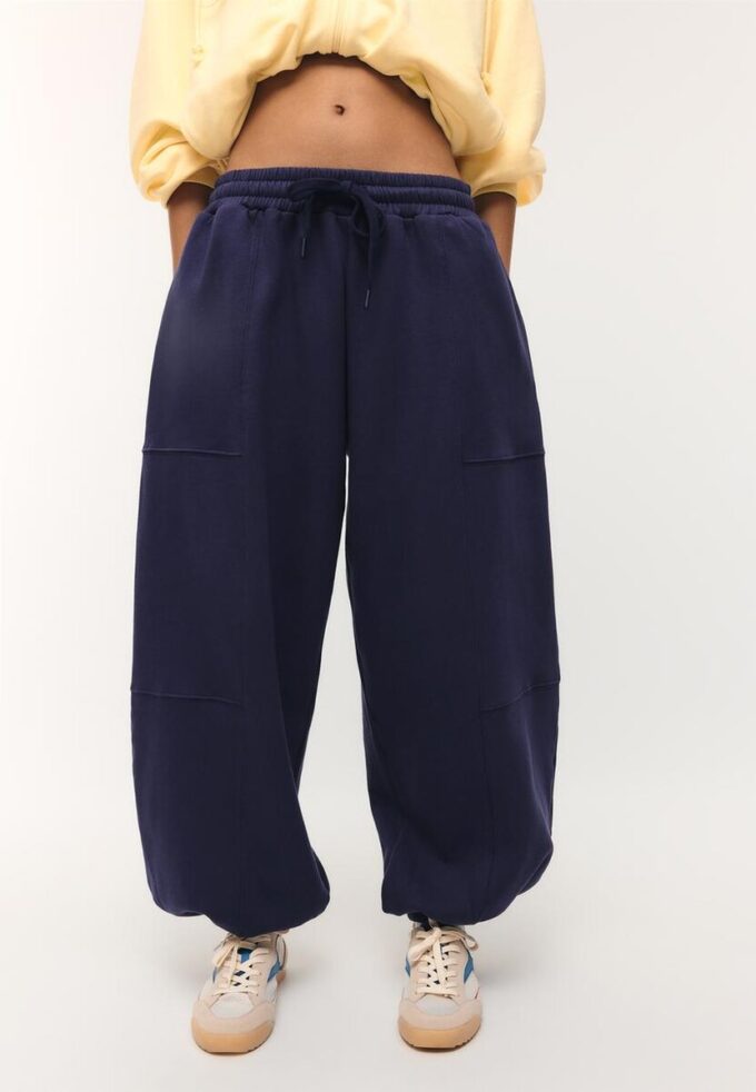 Pantalones jogger holgados de felpa Pantalones jogger holgados de felpa