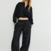 Pantalones jogger holgados de felpa Pantalones jogger holgados de felpa