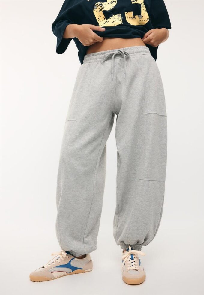 Pantalones jogger holgados de felpa Pantalones jogger holgados de felpa