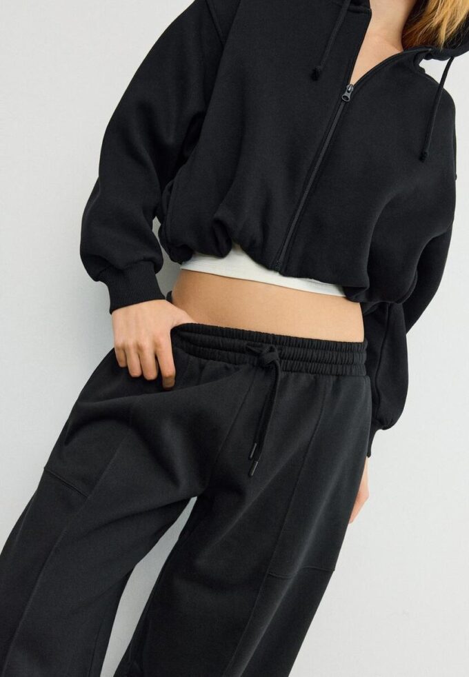 Pantalones jogger holgados de felpa Pantalones jogger holgados de felpa
