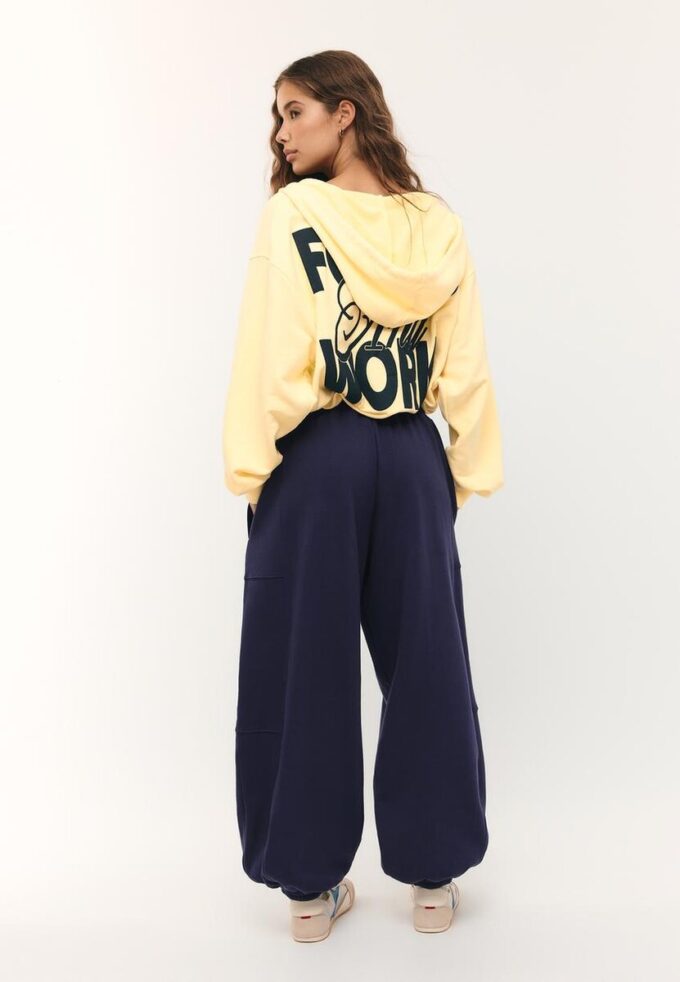 Pantalones jogger holgados de felpa Pantalones jogger holgados de felpa