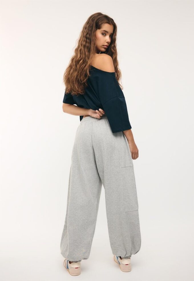 Pantalones jogger holgados de felpa Pantalones jogger holgados de felpa